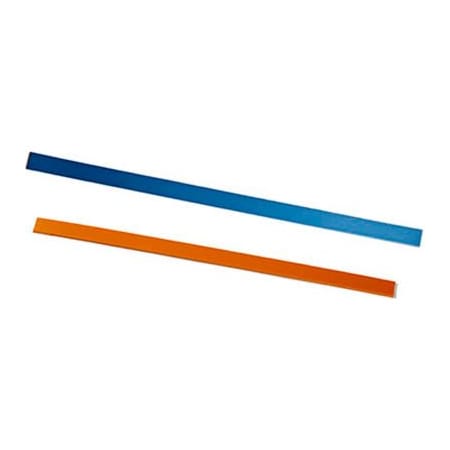 Fabrication Enterprises Orfit Precut Strips, Wide, 18" x 4/5" x 1/8", 5 Pcs. Gold & 5 Pcs. Atomic Blue, 10 Pieces/PK 24-5855-1